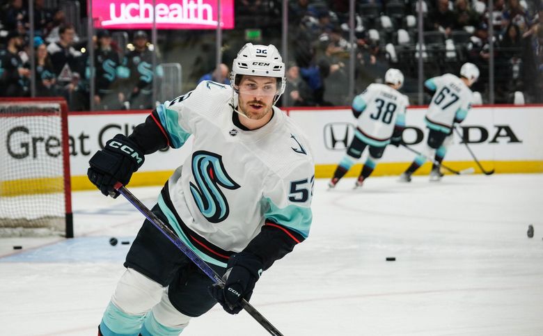 Seattle Kraken-spelaren Tye Kartye är särskilt glad över att hans föräldrar kom för att titta på matchen